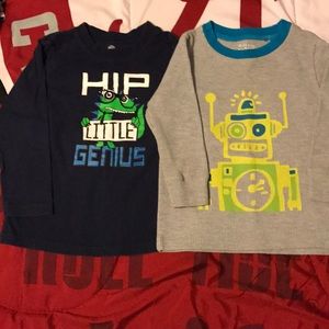 2 boys long sleeve shirts